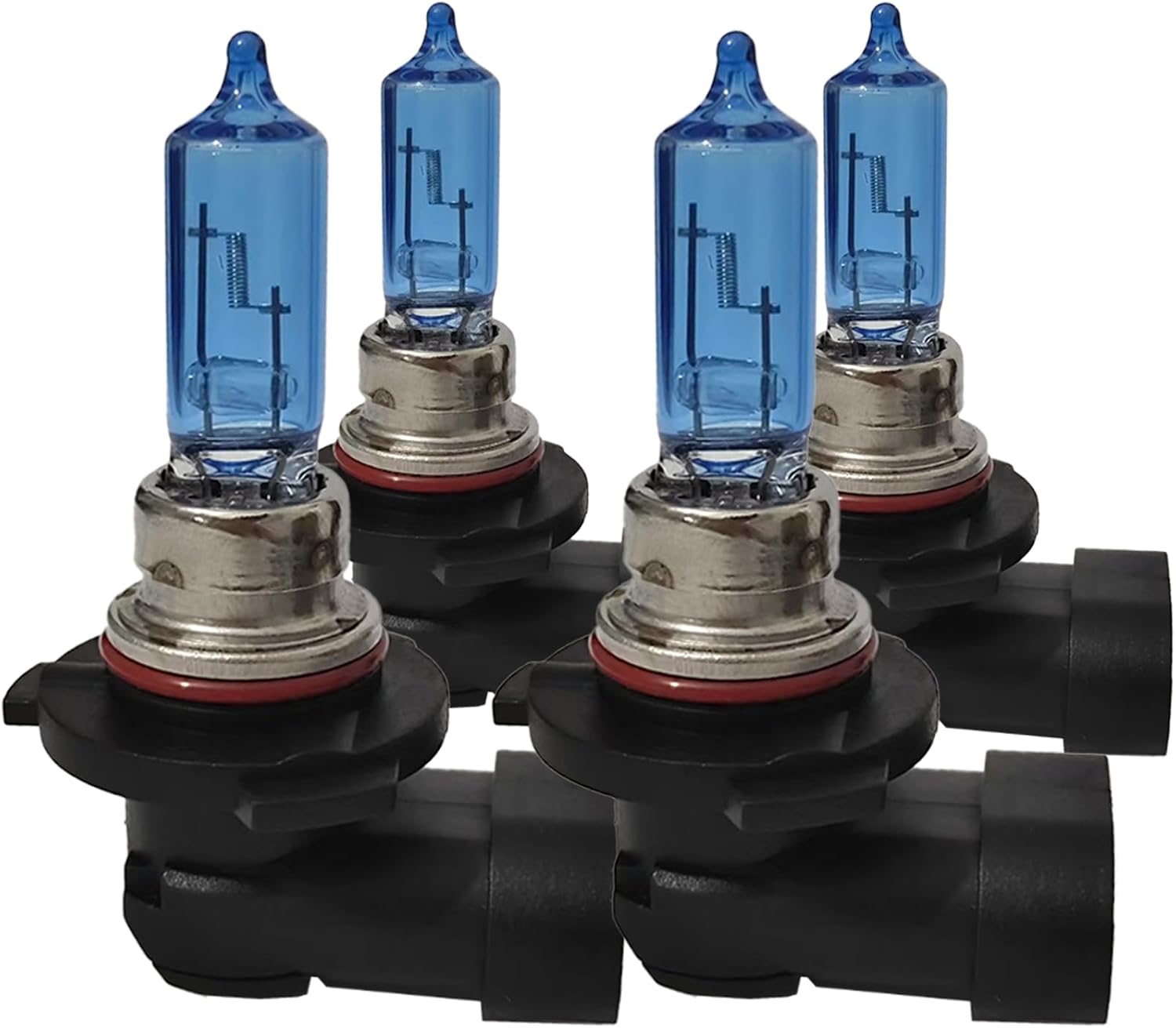 for Hyundai Sonata Sedan 4-Door Halogen Headlight Bulbs 2015 2016 2017 2018 2019 2020 2021 2022, 9005 High Beam+ 9005 Low Beam Combo, 4300K Lights Headlamp, 4 Pack