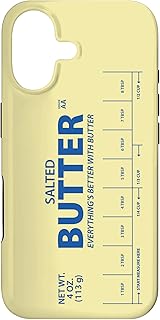 Salted Sweet Butter Measurement Cooking Baker Case for iPhone 17