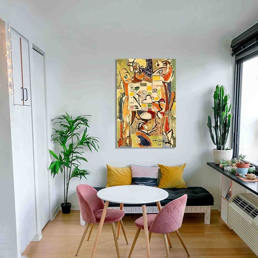 ジャクソンポロック (特注の額縁付き) Amazon.co.jp: ジャクソン・ポロックのティーカップ ポスター