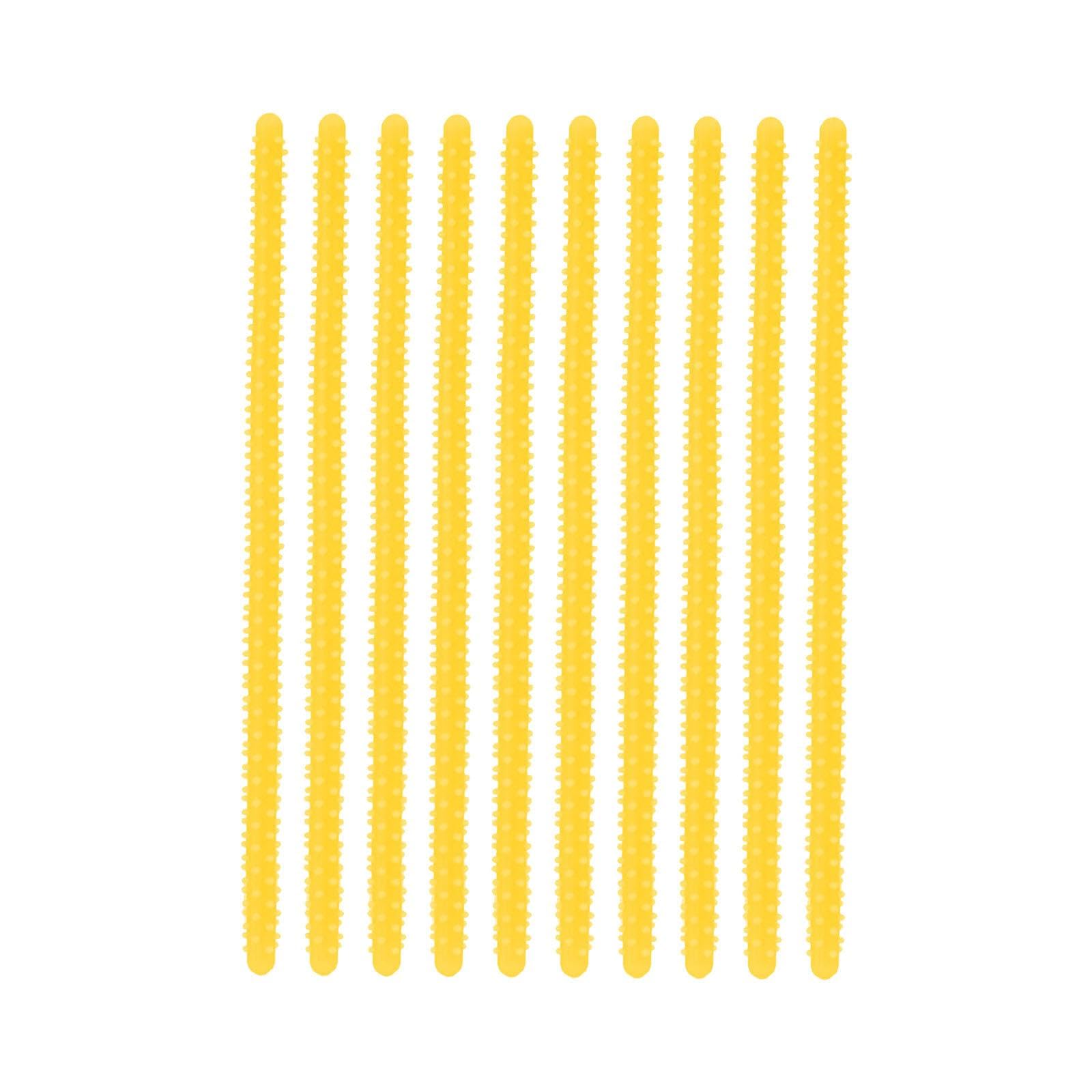HEAVENGLOW 10Pcs Perm Bar for Thin Thick Hair Dry Wet Hair Long Short Hair large yellow-image-21