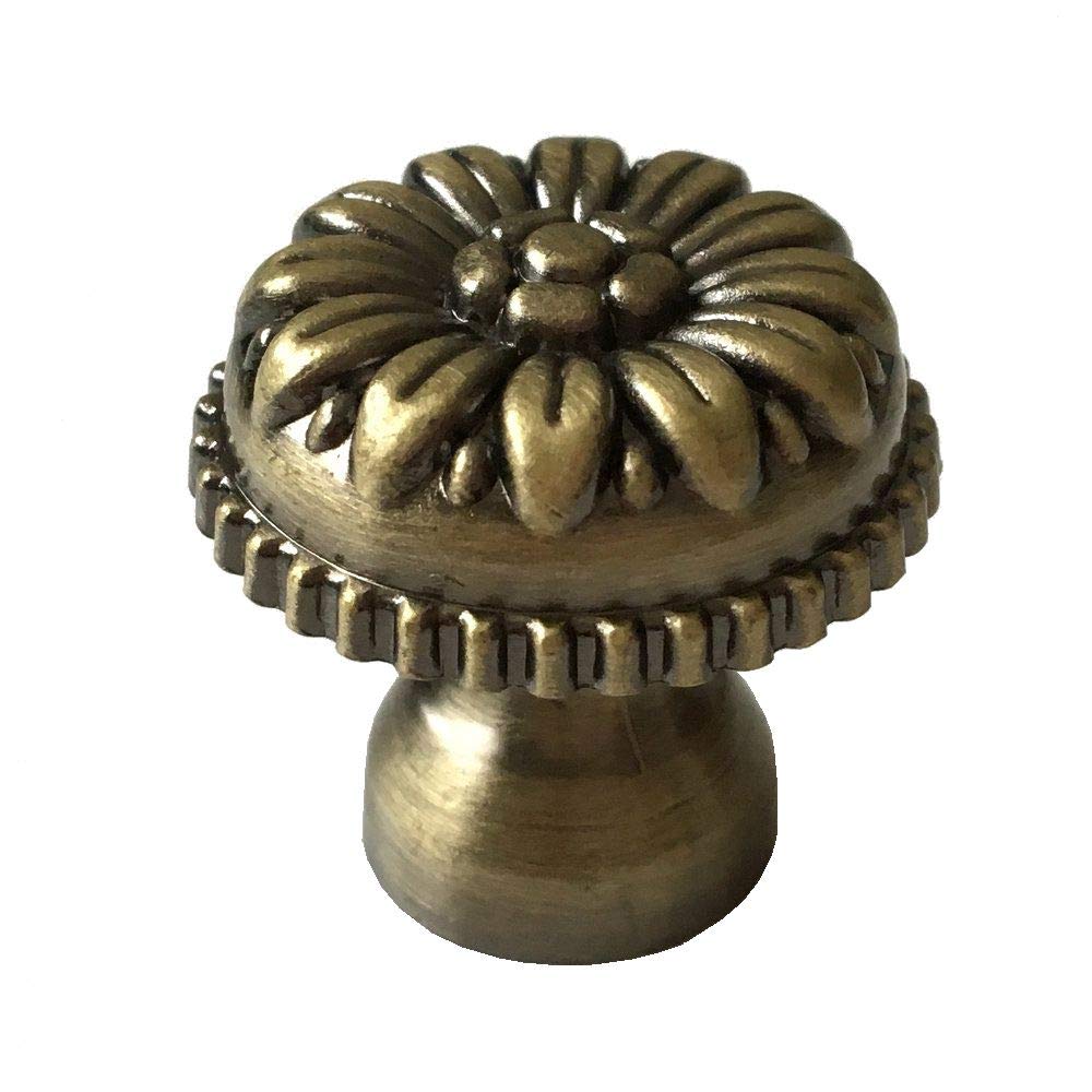 Poignée bouton bronze antique JCAKES pour relooker une commode vintage