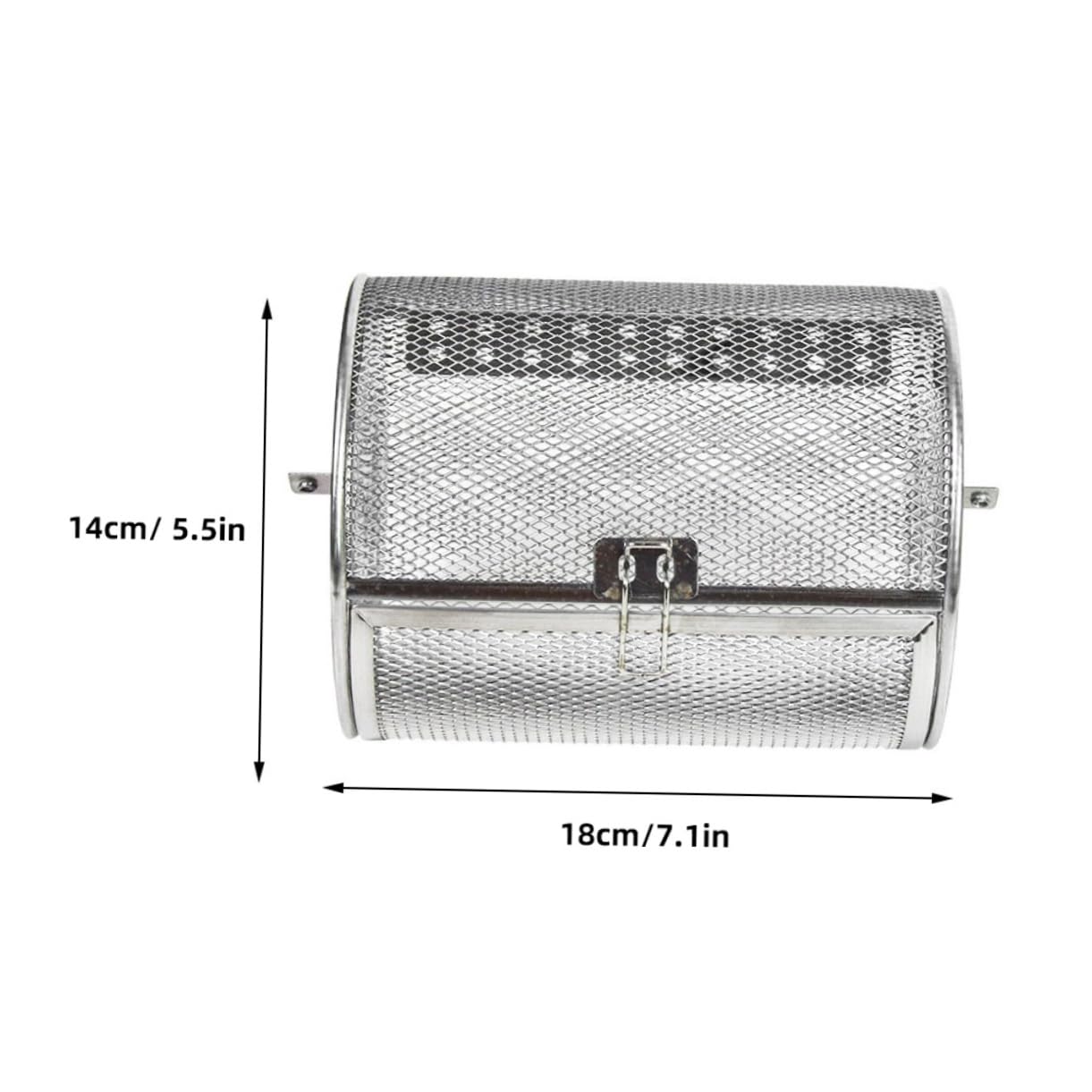 Garneck Grill Cage Basket Stainless Steel Grilled Cages Baking Tray for Family Bbqs