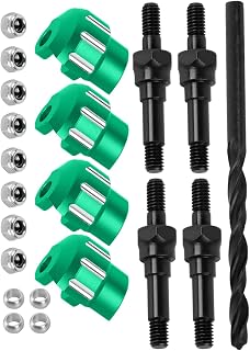 Shock Standoff Set&Shock Cap Protector Upgrade Parts for 1/8 KRATON/NOTORIOUS/OUTCAST/TYPHON 6S BLX,1/7 INFRACTION/MOJAVE/FIRETEAM 6S BLX.Shock Absorber Bracket Screw&Shock Cap.Green