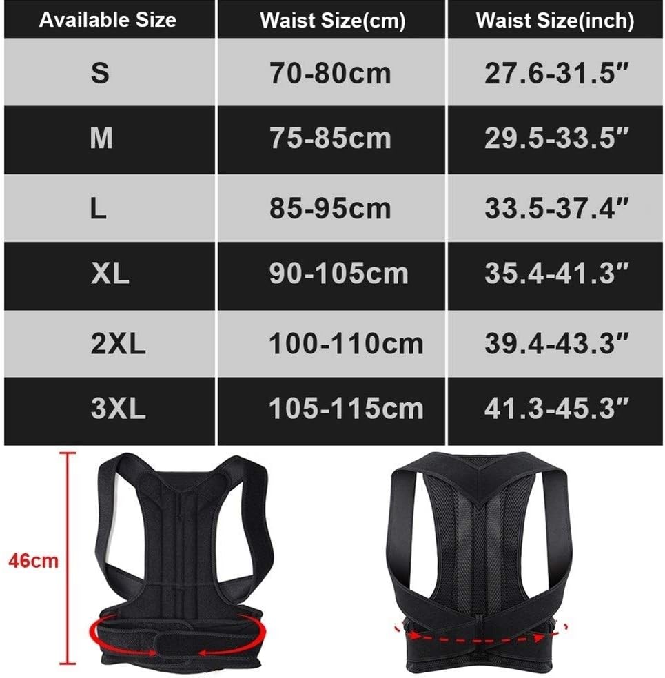 男性と女性のためのsy姿勢補正鎖骨のサポートのために調整可能な上部