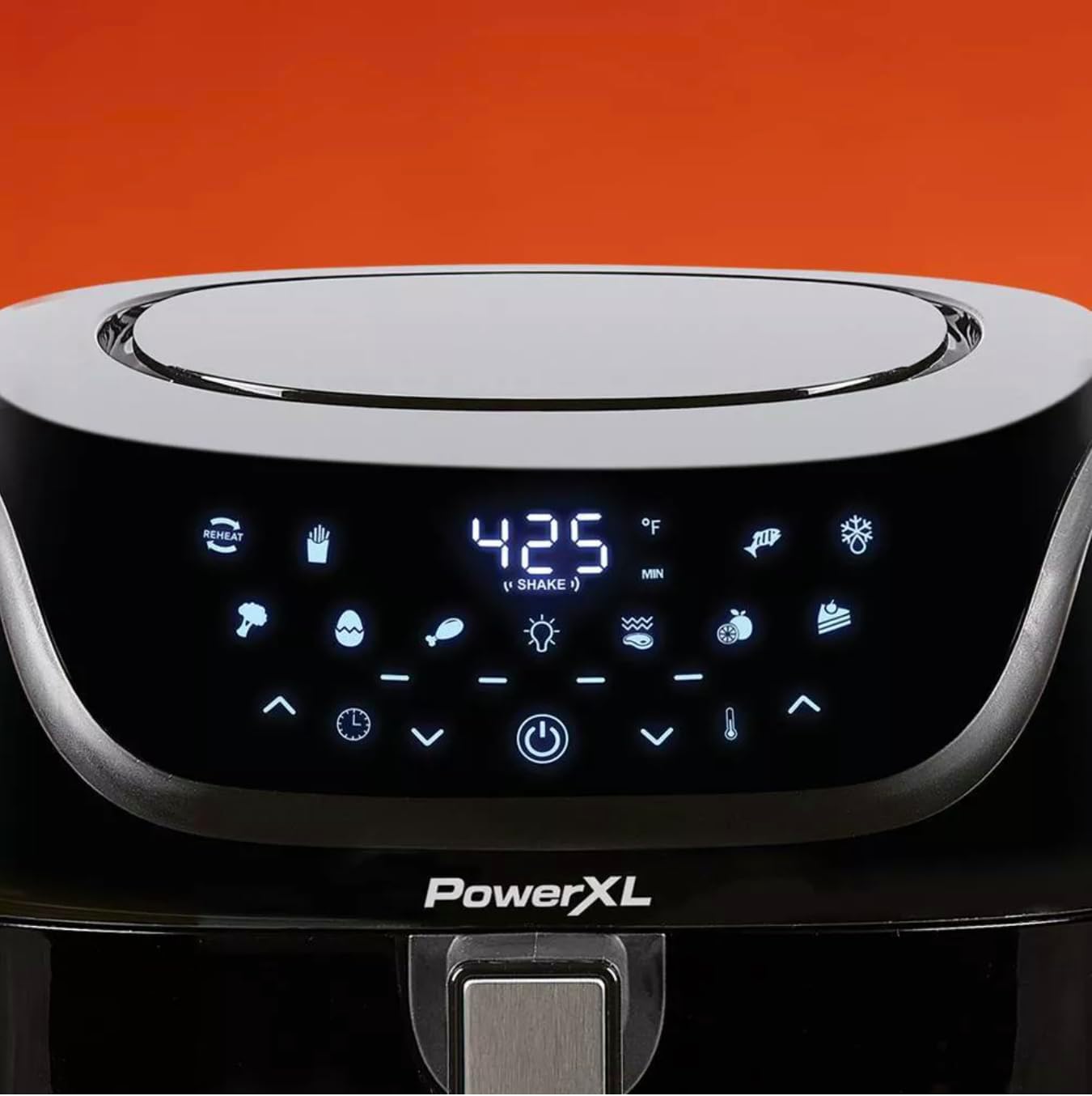 Vortex Control Panel Power-XL Vortex Pro Air Fryer 8 Quart Instruction Manual