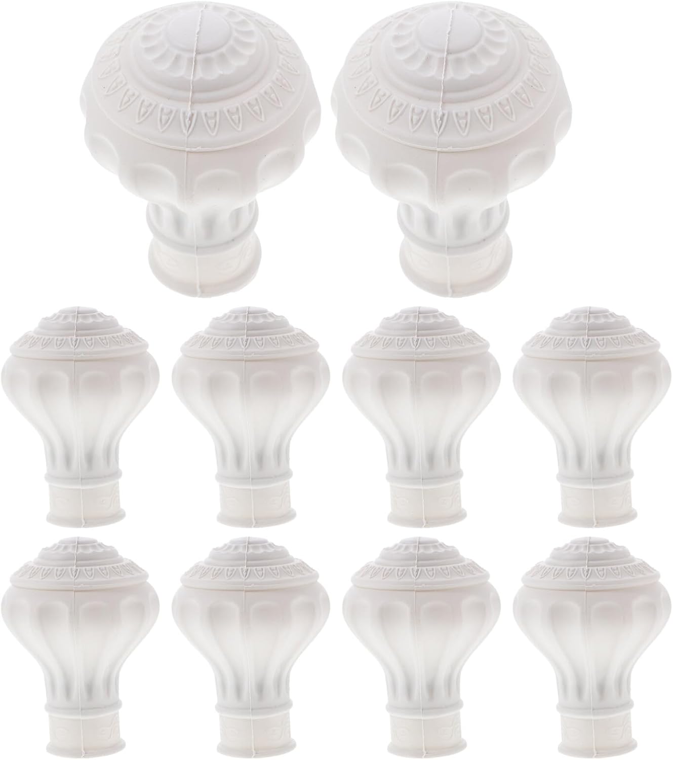 HOMSFOU Light House Decorations for Home 12pcs Curtain Rod