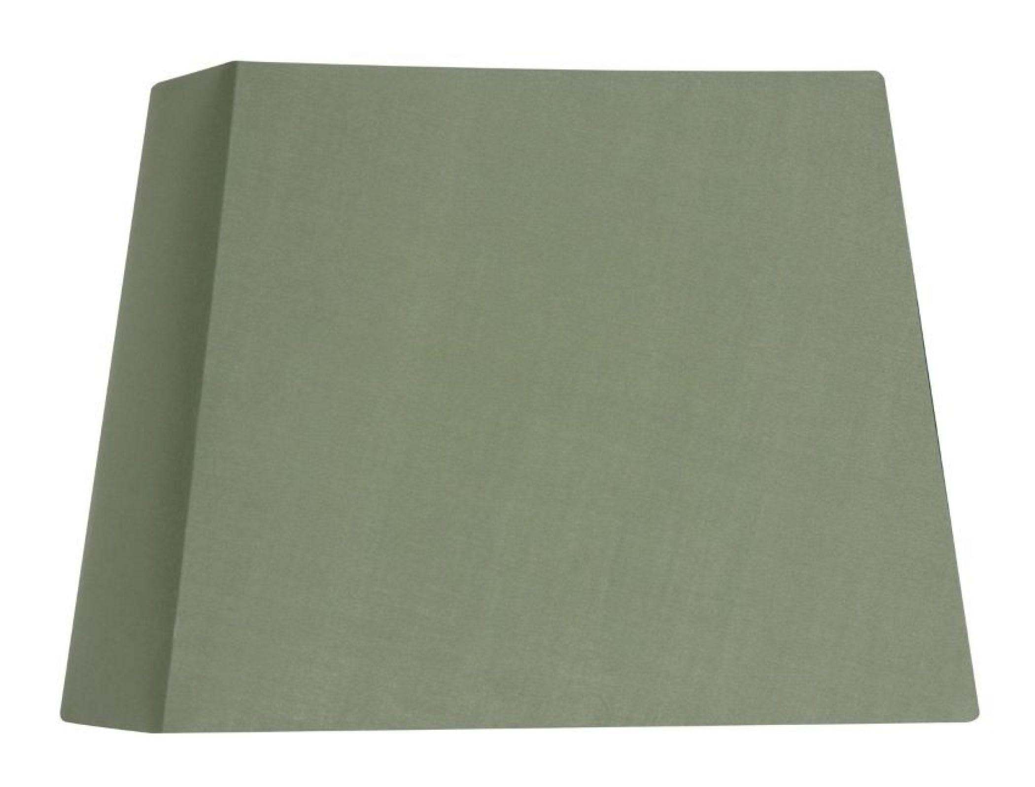 Lampshade Green 10"" Sage Cotton Trapezium 250mm Oaks Lighting S515/10 SE
