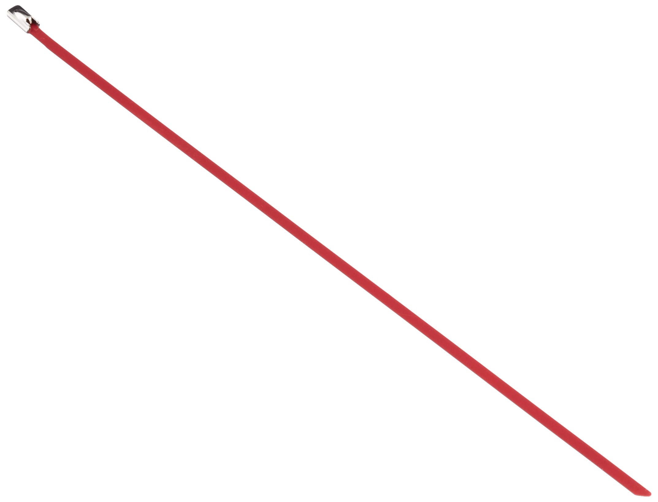 DeLock Stainless Steel Cable Ties L 300 x W 4.6 mm Red Pack of 10