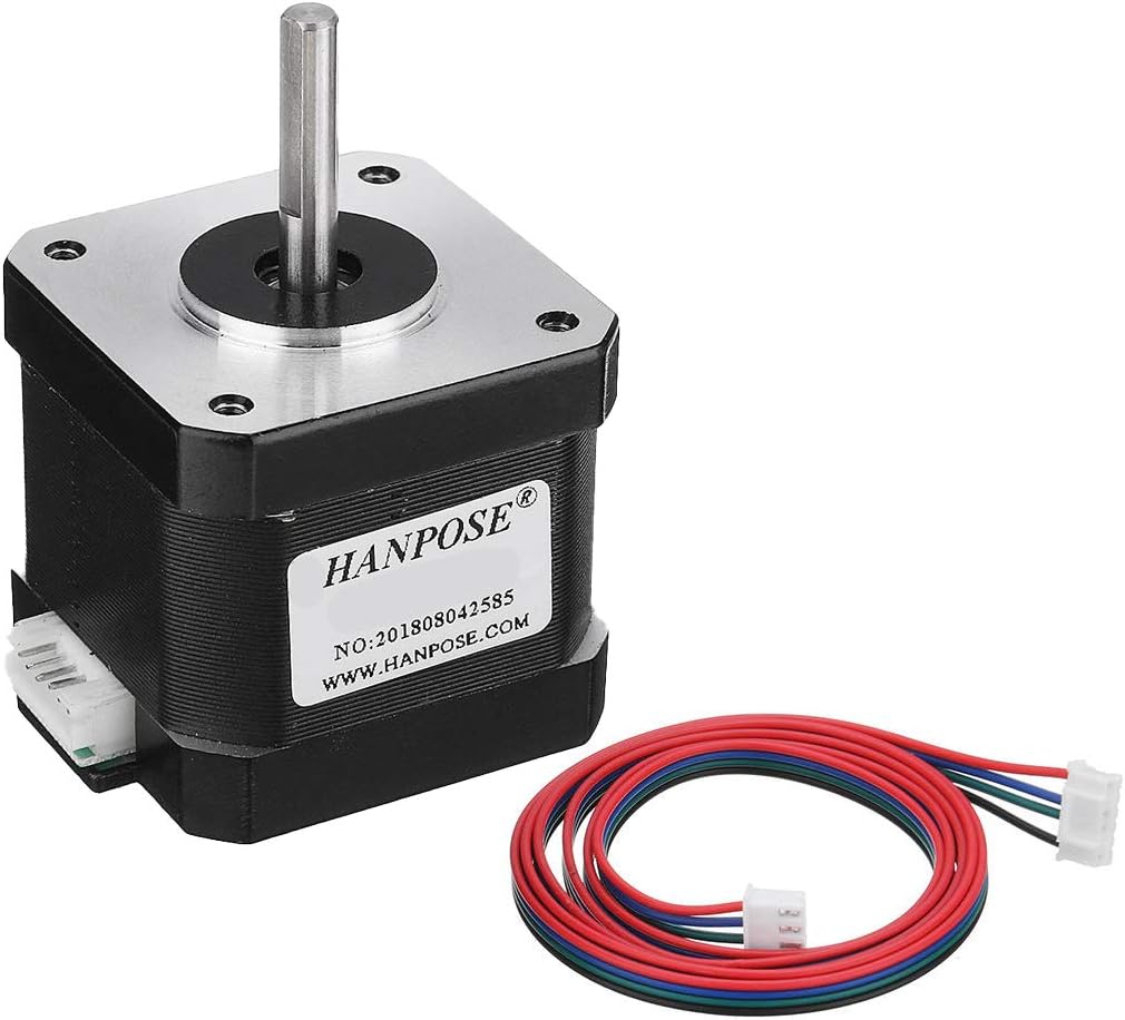 REES52 Nema 17 Stepper Motor Nema 17 3D Printer Stepper Motor (KS42STH40-1204A) 2-Phase 4-Wire, Nema 17 Stepper Motor, Motor for 3D printer