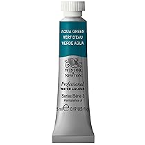 Winsor & Newton Professional – Vernici ad acquerello, vivaci e resistenti alla luce, pigmenti per artisti, TUBO 5 ML, colore: Verde Acqua