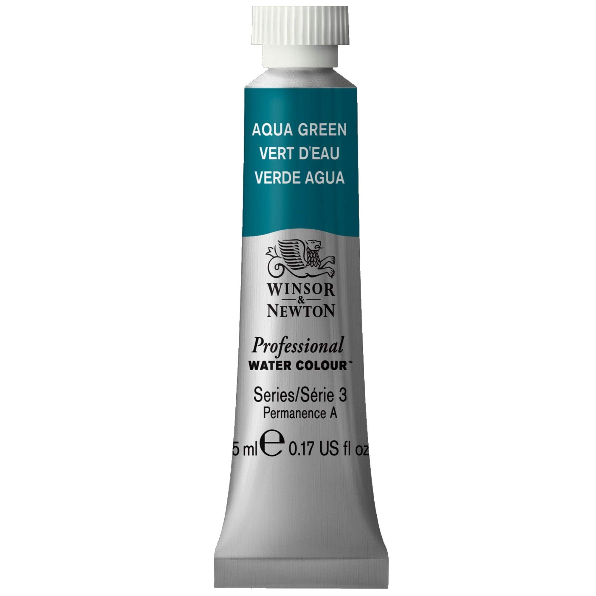 Winsor & Newton Professional Watercolor, 5ml (0.17-oz) Tube, Aqua Green