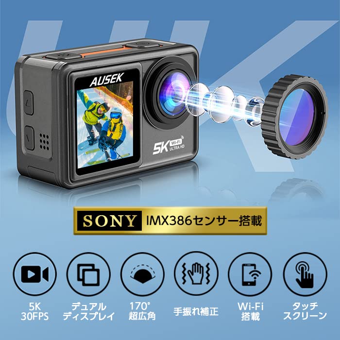 Amazon | アクションカメラ 5K 4K 60fps 30fps ウェアラブル Amazon | アクションカメラ 5K 4K 60fps 30fps ウェアラブル