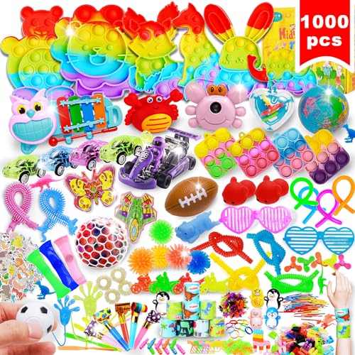 1000 Pcs Kids Party Favors Stocking Stuffers Gifts,Fidgets Toys P...