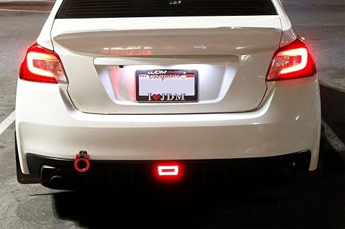Miniatura 4 de Juego de luces LED antiniebla y traseras 3 en 1 iJDMTOY (luz trasera, luz de freno, luz de marcha atrás) para Subaru Impreza WRX STI o XV Crosstrek