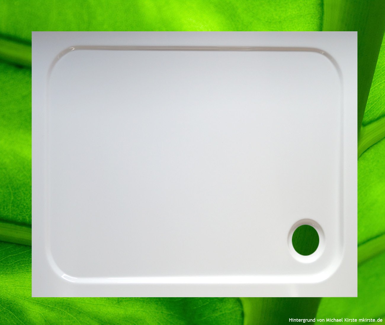 Receveur de douche 110 x 90 cm ultra plat 2.5 cm d'épaisseur design