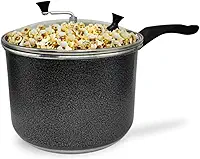 Pipoqueira com Tampa de Vidro nº 20 Craqueado (Pipoca Doce e Salgada)