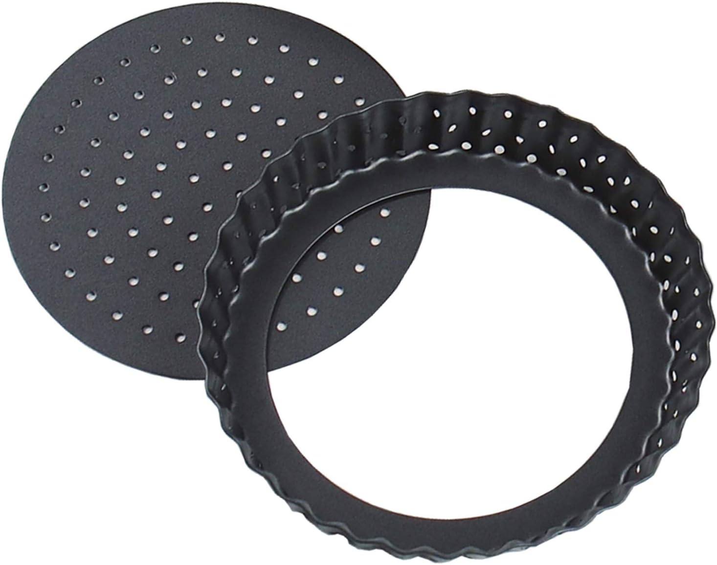 HYTK Pizza Pan with Holes Removeable Crisper Perforated Pie