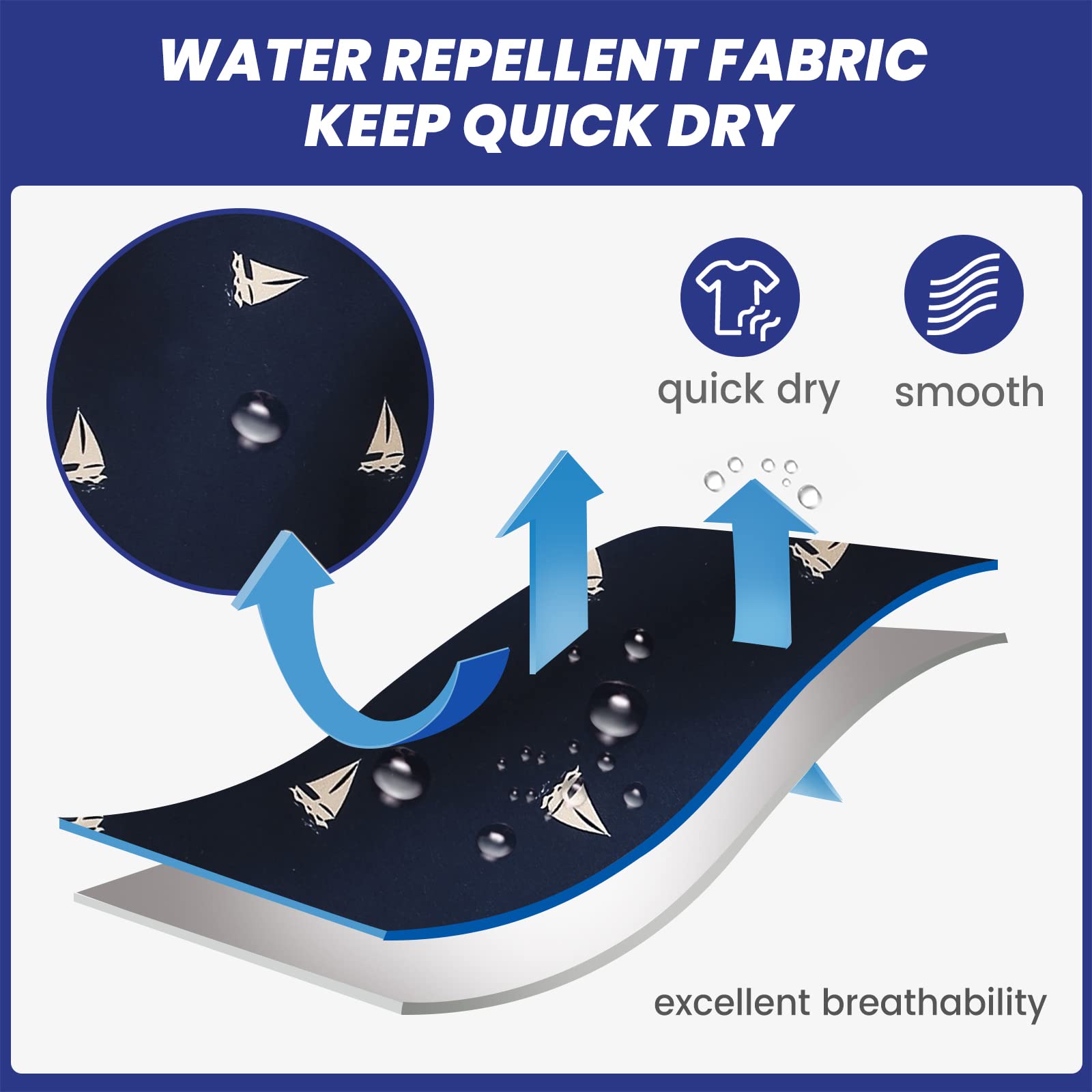 MaaMgic Pantaloncini da Bagno da Uomo Asciugatura Veloce Costume da Bagno per Surf sulla Spiaggia Multi-funzioni Allenamento casa con Fodera in Mesh con Fodera in Mesh