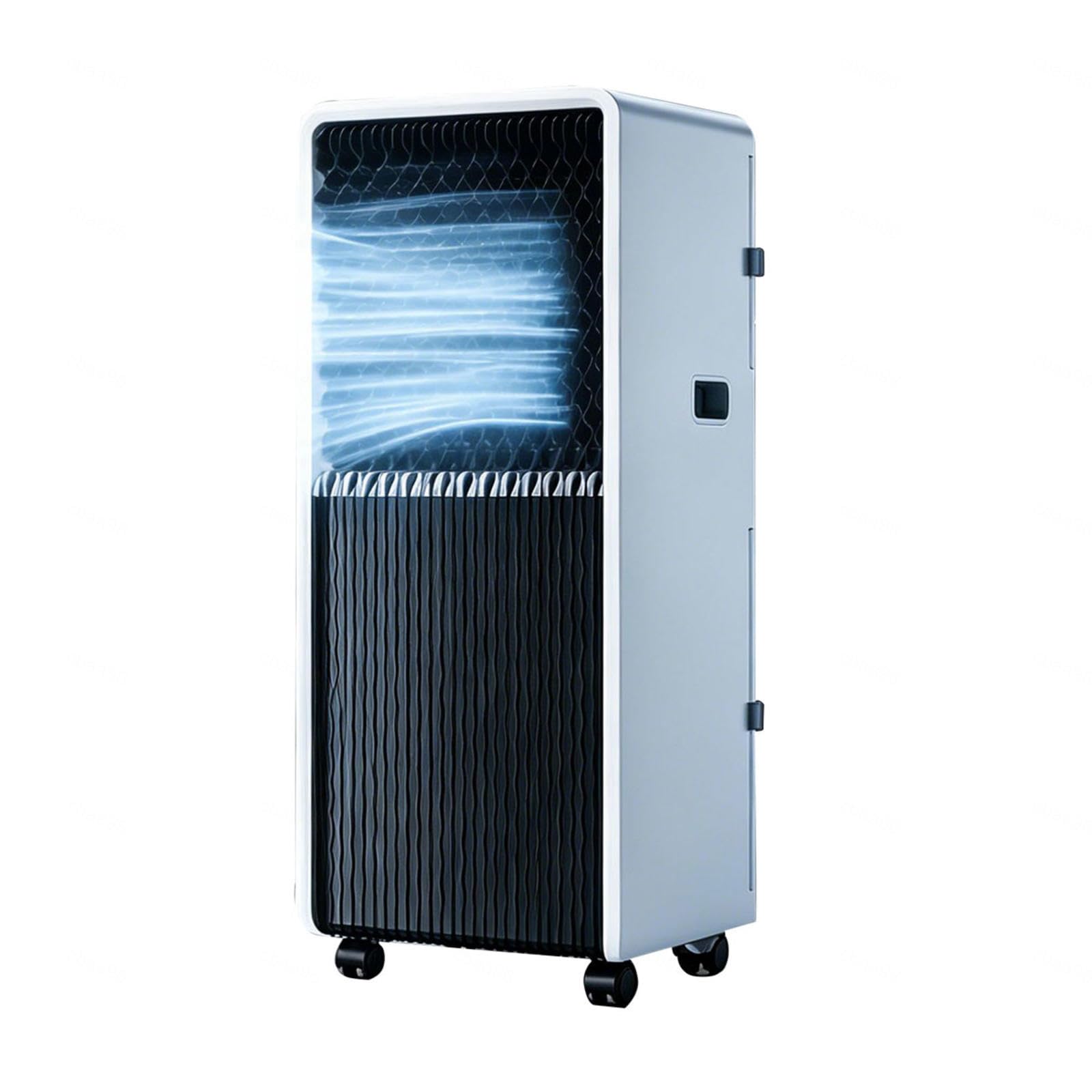 Tikenbst White Portable Air Conditioning Unit 12000Btu, Inverter Mobile Air Conditioner With Cooling, Dehumidification & Ventilation, Dust Filter & 360° Casters,Sky-12000