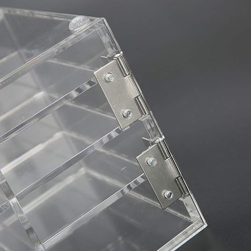 Miniatura 5 de Pestañas de injerto, caja de acrílico de 8 capas, organizador de maquillaje para extensiones de pestañas, estuche cosmético adecuado para uso