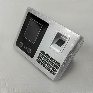 JUJETO Employee Time Clock, Face Recognition Clock Attendance Machine Fingerprint Face Password Attendance Machine Office Punch Clock, Fingerprint Attendance