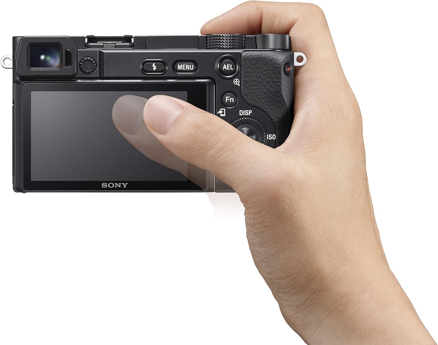 Sony Alpha 6100 | Appareil Photo Numérique Hybride APS-C en kit Objectifs Zoom E 16-50mm f/3.5-5.6 PZ OSS et E 55-210mm f/4.5-6.3 OSS (AF en 0.02s, Suivi des Yeux, Vidéo 4K, Ecran Selfie Vlogging)