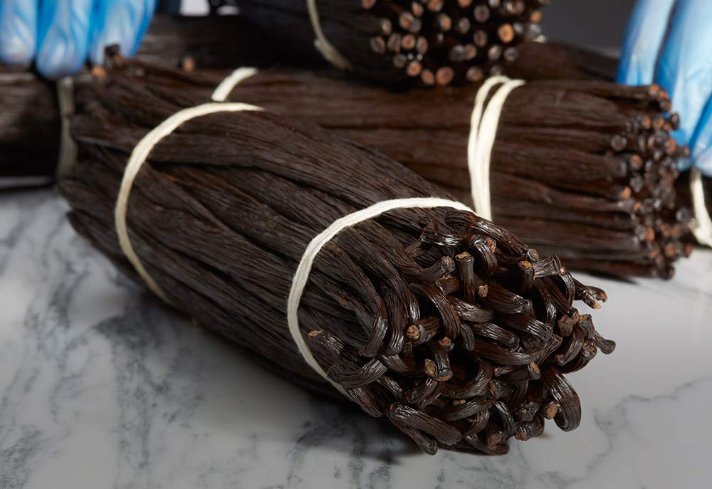 Kiddu - Gourmet-Vanilleschoten, 500 g, ganze Kapseln der Güteklasse A, verpackt in Wachspapier in einer Dose.