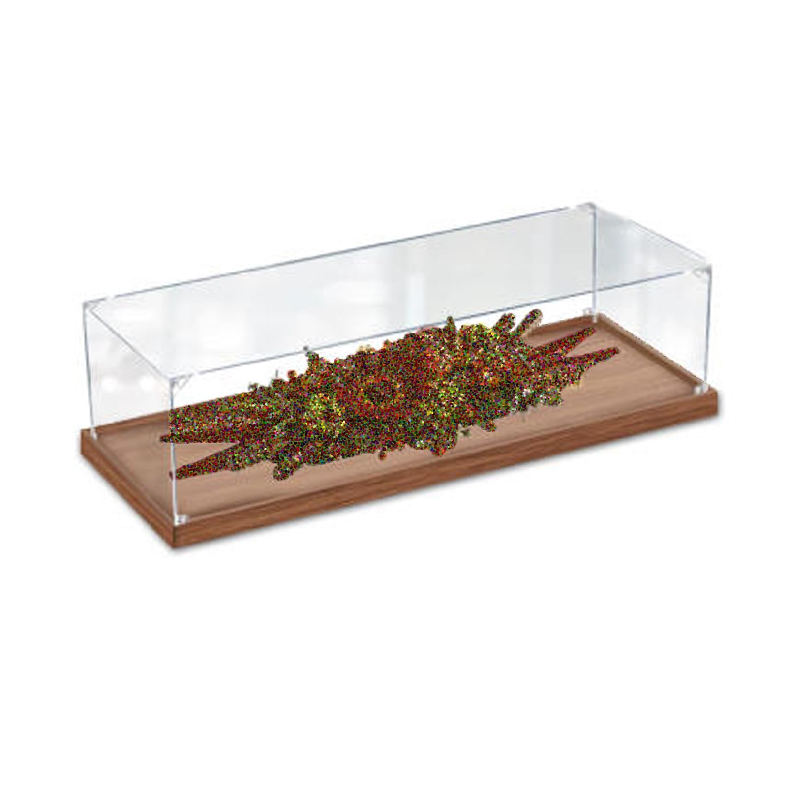 Dustproof Clear Acrylic Display Case for Lego 10314 Model ,Box Only (3mm)