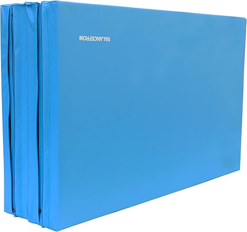 Miniatura 6 de BalanceFrom Alfombrillas de gimnasia para gimnasio y ejercicio aeróbico multiusos antidesgarros