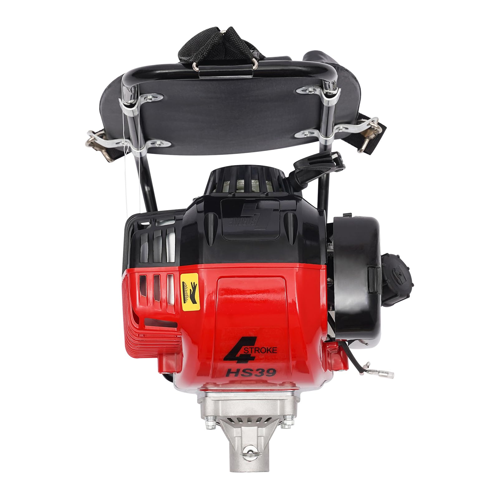 Desbrozadora de mochila de 31 cc, 750 W, 4 tiempos, gasolina, 8500 rpm, 2 en 1, desbrozadora con función de bomba, dispositivos de riego para parques, zonas residenciales, centros comerciales