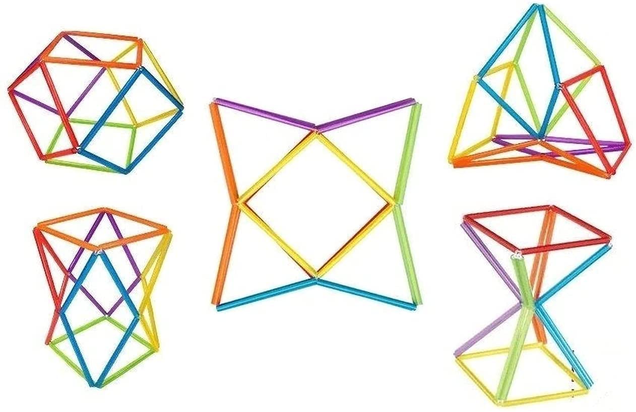 Polygonzo-Geo Twister Shapeshifter. Set of (2) Geo-Morph Twister Fidget Toys