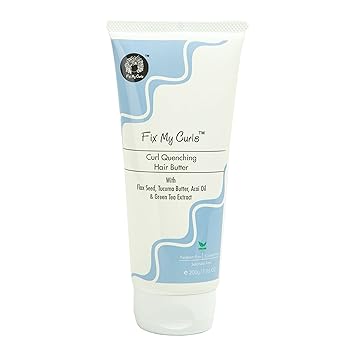 Fix My Curls Curl Quenching Butter for Styling Curly And Wavy Hair, Styling Curly And Wavy Hair, Cruelty Free, Vegan, Frizz Control, Moisture Rich & CG Friendly (200gm)