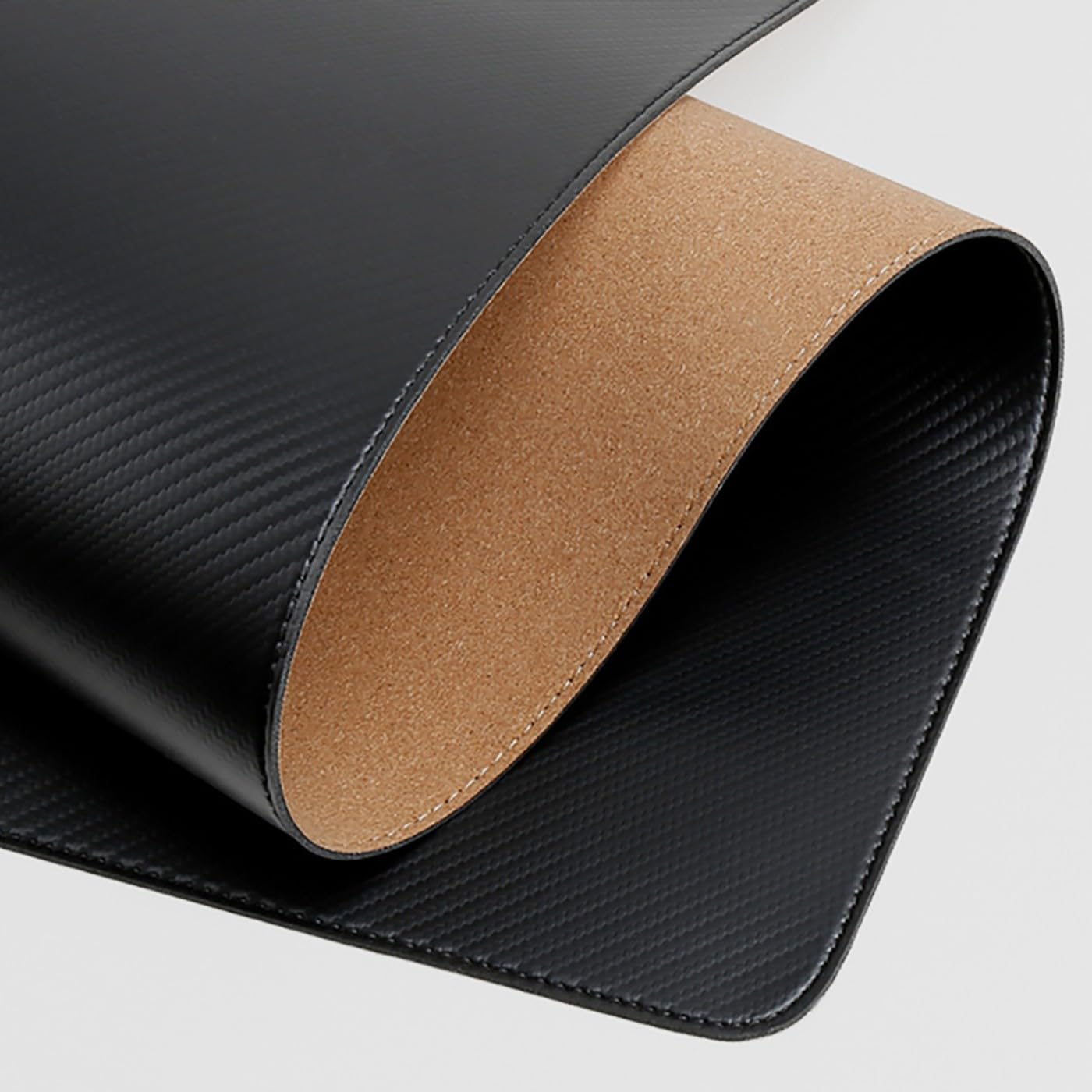 Tappetino da scrivania in pelle, Tappetino per mouse antiscivolo, Protezione da tavolo in PVC impermeabile, per ufficio lavoro arredamento per la casa(C No Overlock, 120x60cm)