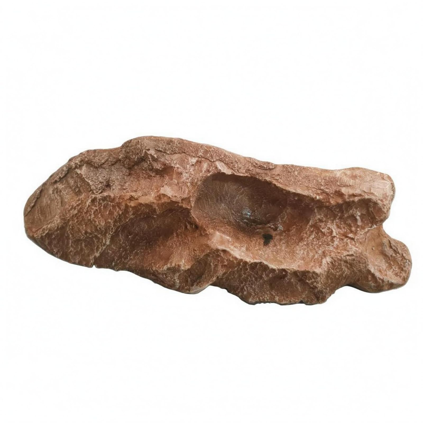 Rocher Artificiel Effet Résine Fausse Pierre Aspect Naturel Grosse Fausse Pierre Extérieure pour Jardin, Rocaille Irrégulière 48cm De Long