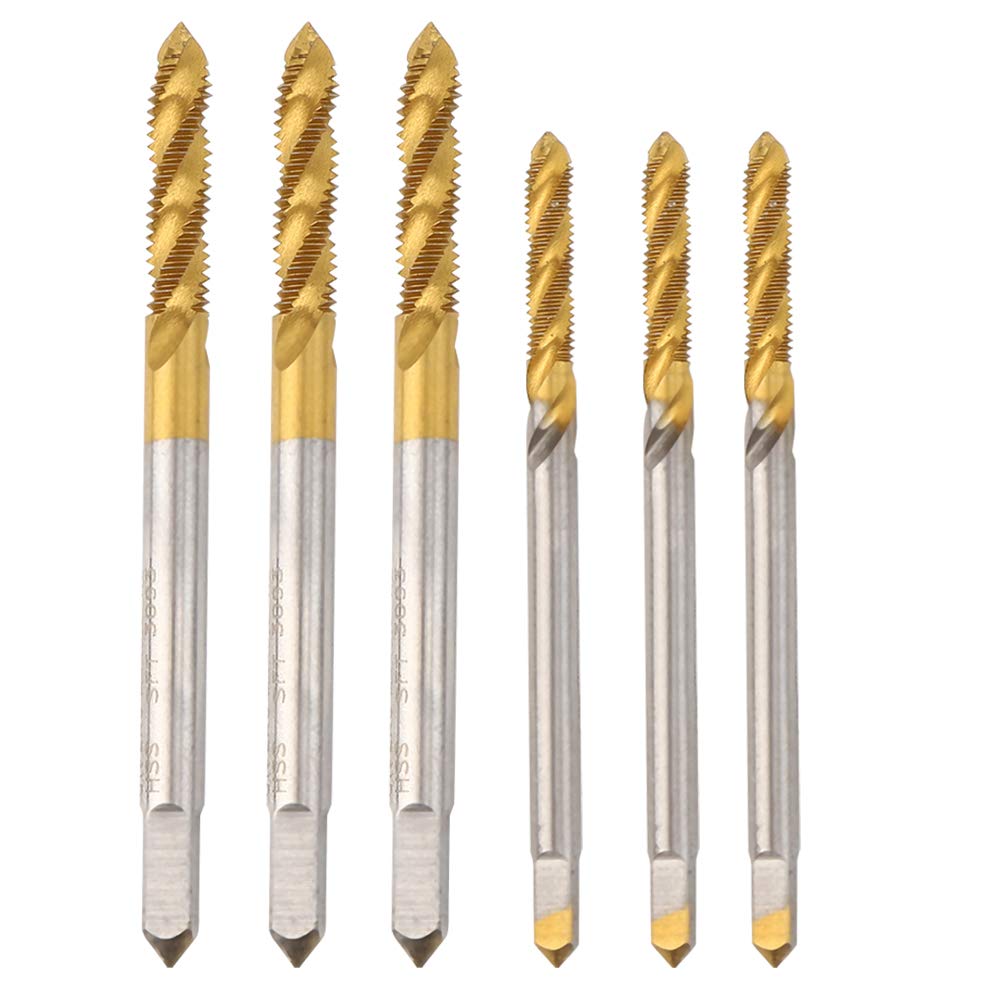 Machos de rosca para acero inoxidable M3 M4 en espiral de acero de alta velocidad