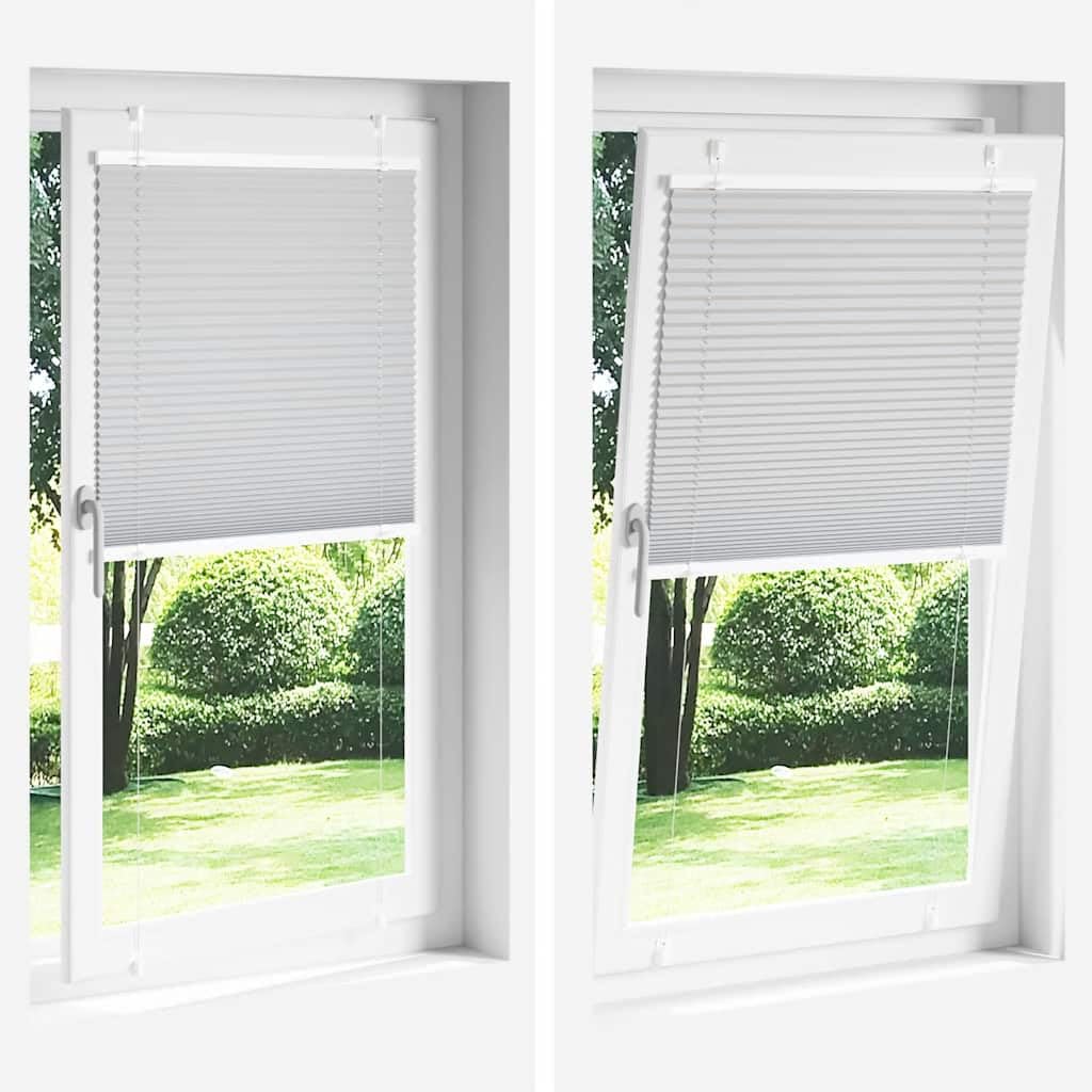 Tenda a rullo in poliestere 84,4 x 200 cm, crema | Montaggio a parete o finestra, senza foratura, contro occhi indiscreti, design moderno