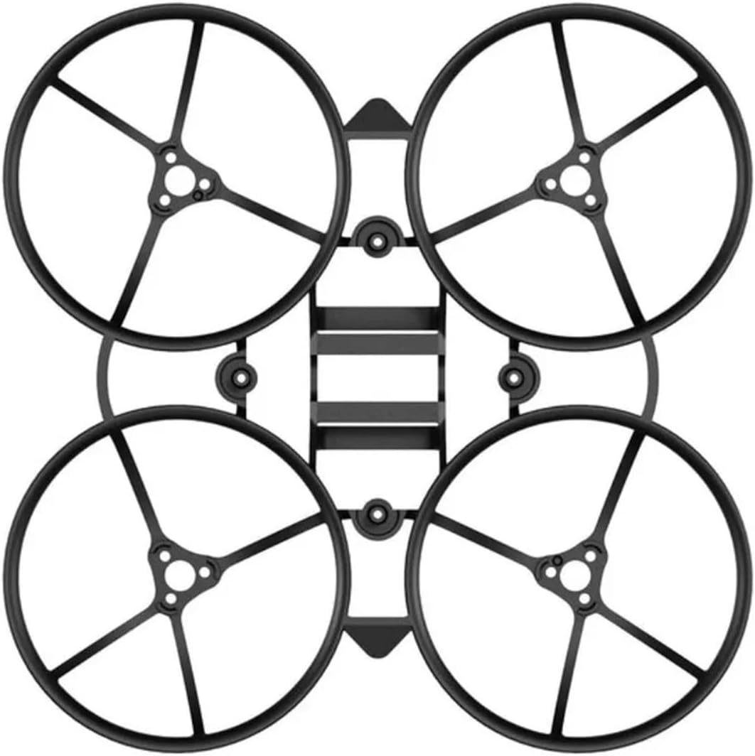 Compatible For BETA ，75 II Brushless Whoop Frame, 75mm Racing Drone Kit With Canopy Micro Quadcopter Build(Black)