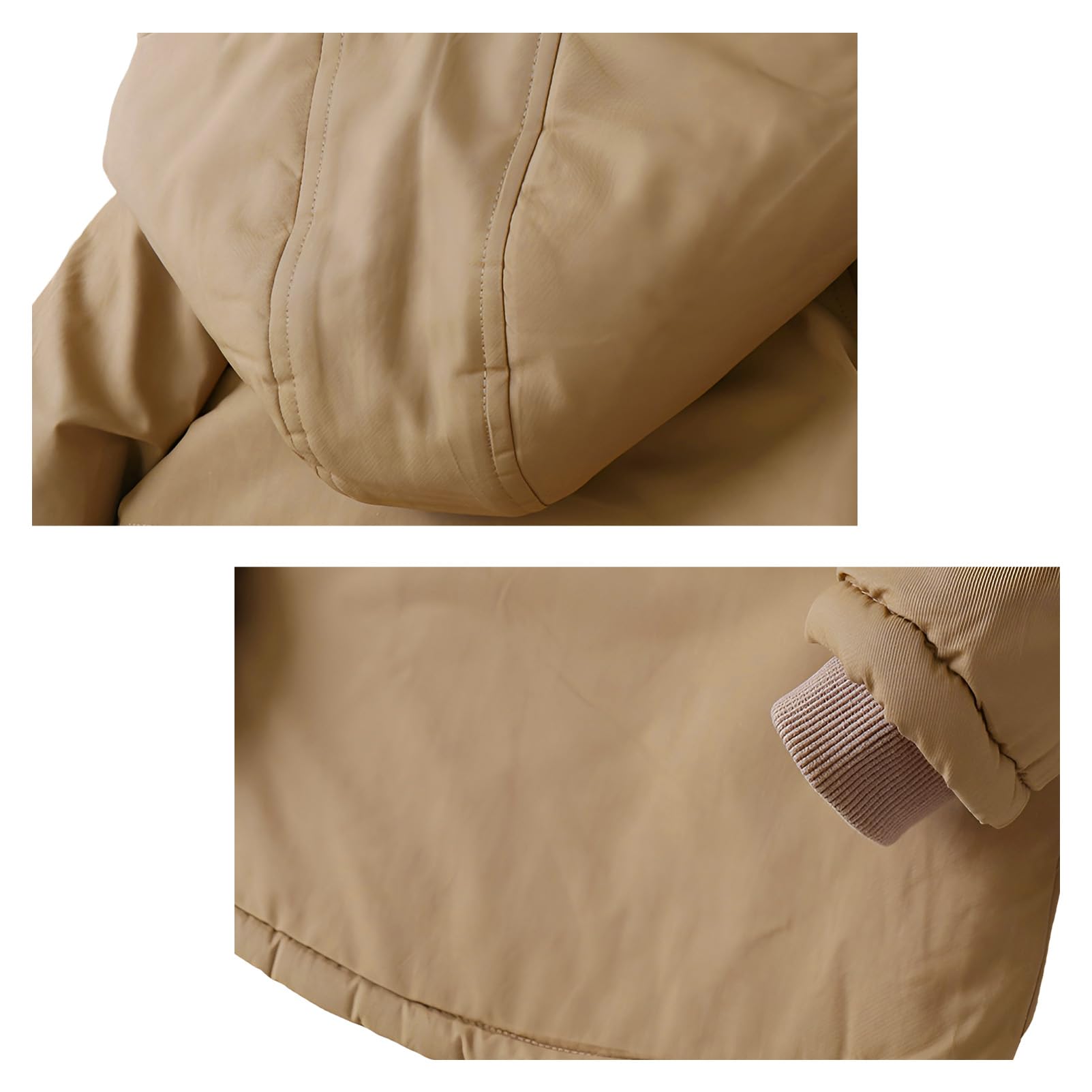 amropi Chaqueta de Forro Polar para Niños Abrigo con Capucha Invierno Parka Jacket para 3-11 años