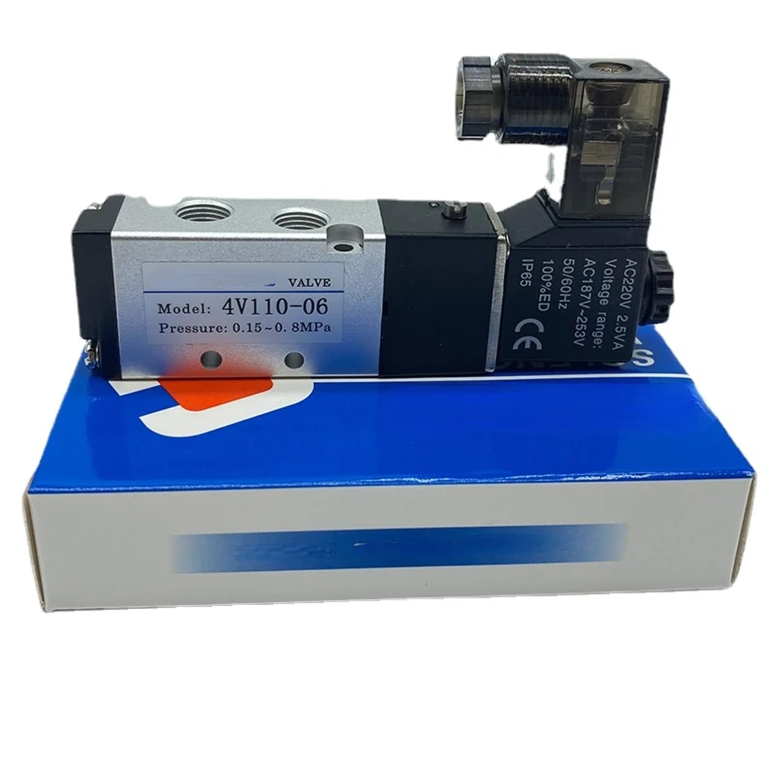 Vanne directionnelle 4V110-06 contrôle d'air stable 5 voies