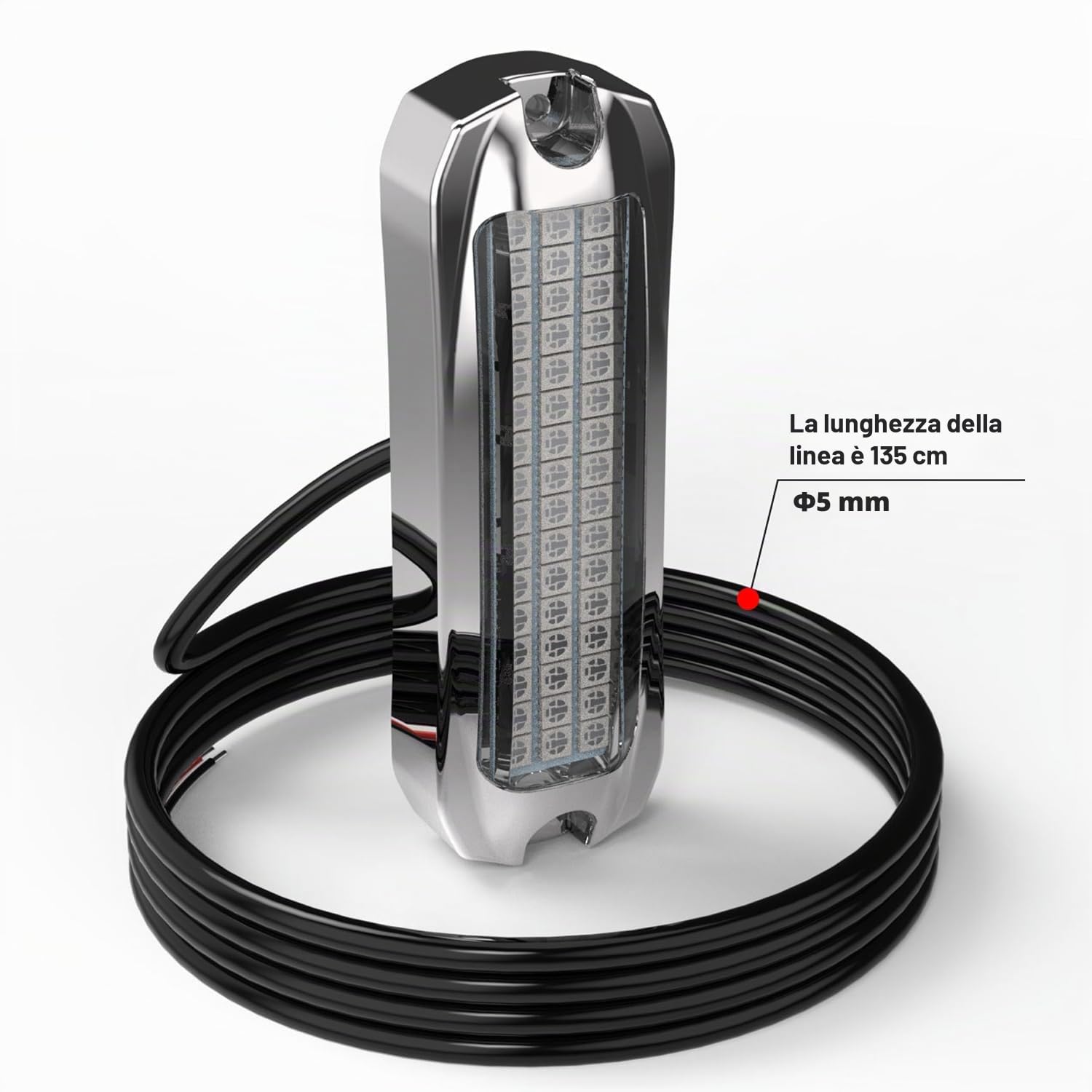 Greluma 2 Pz Impermeabile 48 LED barca marine luci a LED cortesia interni ponte/navigazione/transom cabina di poppa illuminazione per pontone,barche da pesca,kayak,barca a vela,12/24V,blu
