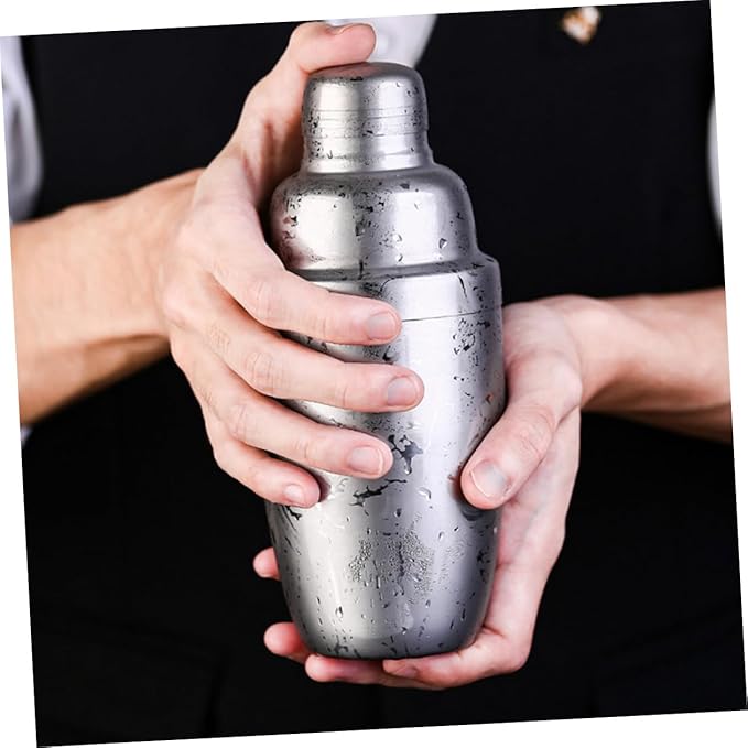 Set de 3 Piezas Coctelera Acero Inoxidable 750ml Herramientas Bar miniatura 2