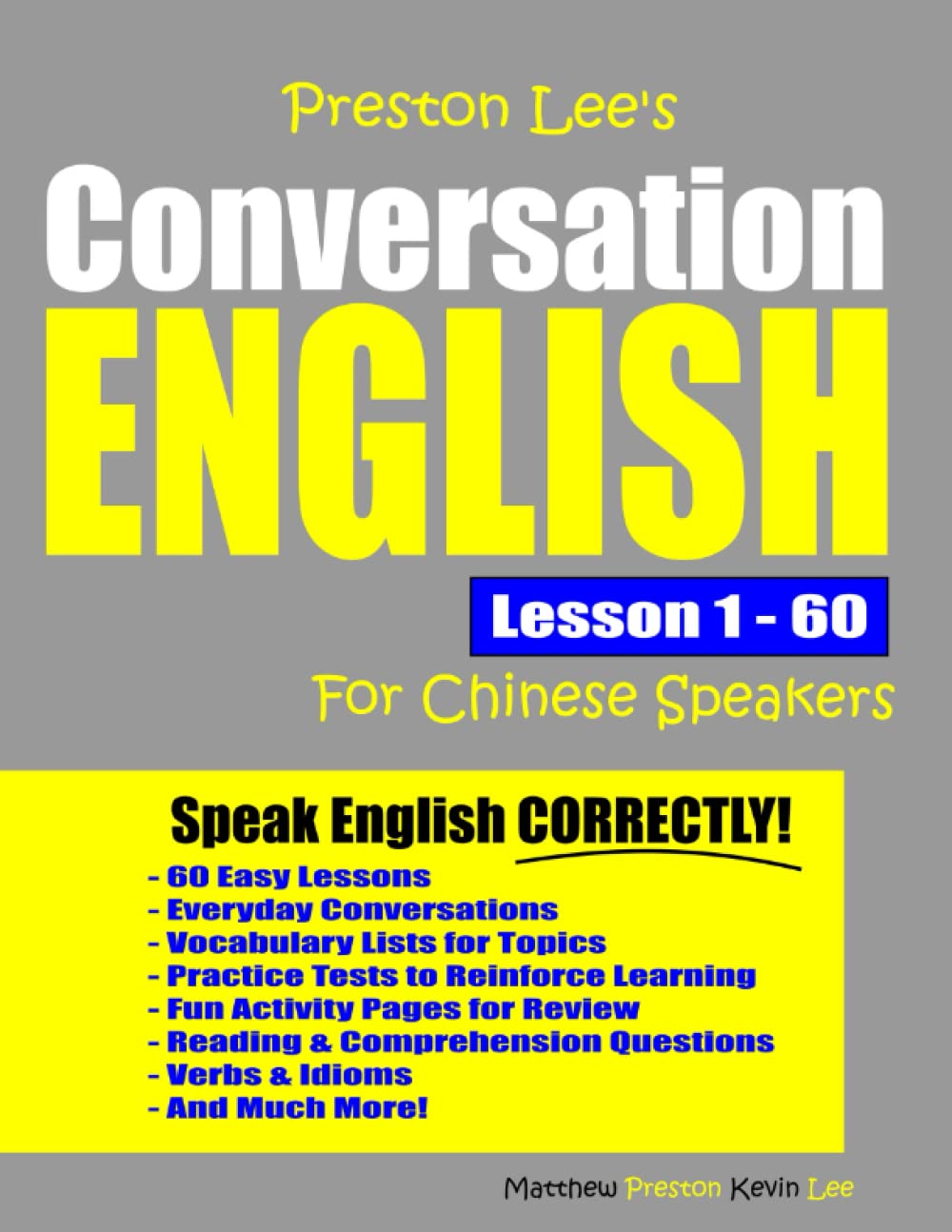 Preston Lee's Conversation English For Chinese Speakers Lesson 1 - 60 (Preston Lee's English For Chinese Speakers)