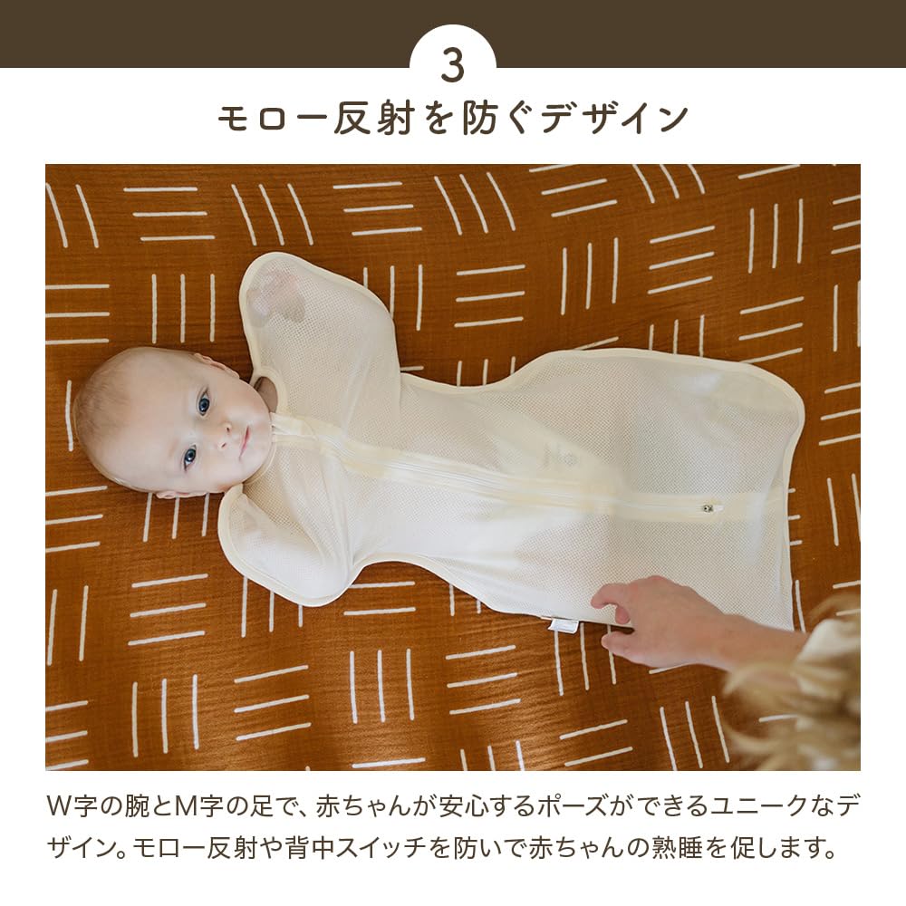 Amazon | Sundayhug サンデーハグ スワドル メッシュ おくるみ ベビー 