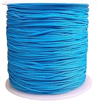 Vista 8 de Cuerda de nailon de 109 yardas de 0.031 in para pulseras de macramé, nudos chinos, collares, colgantes, fabricación de joyas (rojo)