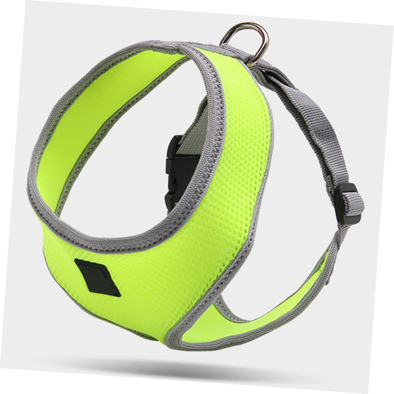 Amosfun 3stücke Haustier Sicherheitsgeschirr Für Hunde Verstellbares Atmungsaktives Haustiergeschirr Fluoreszentgrün Für Sicheres Training Und Outdoor-aktivitäten Mit Metallring Für