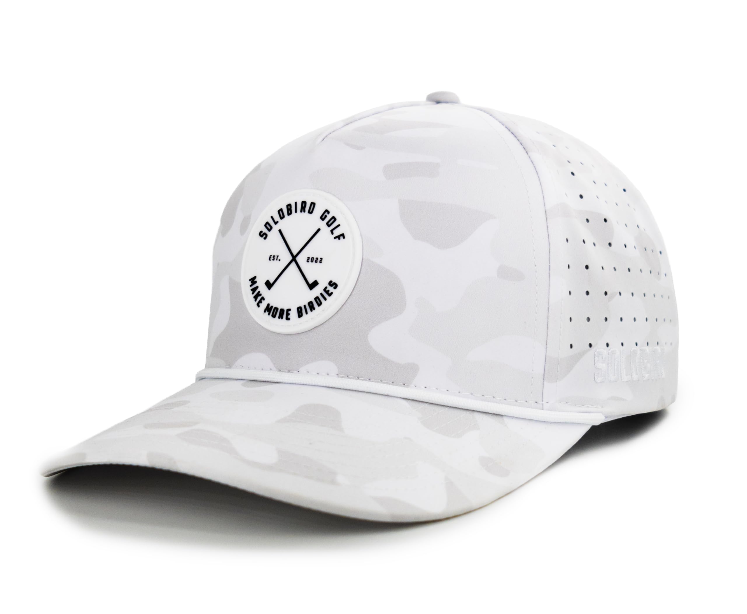 Golf Hat for Men - Golf Snapback - Fun Hat for Golfing - Rope Golf Hat for Men and Women - Make More Birdies