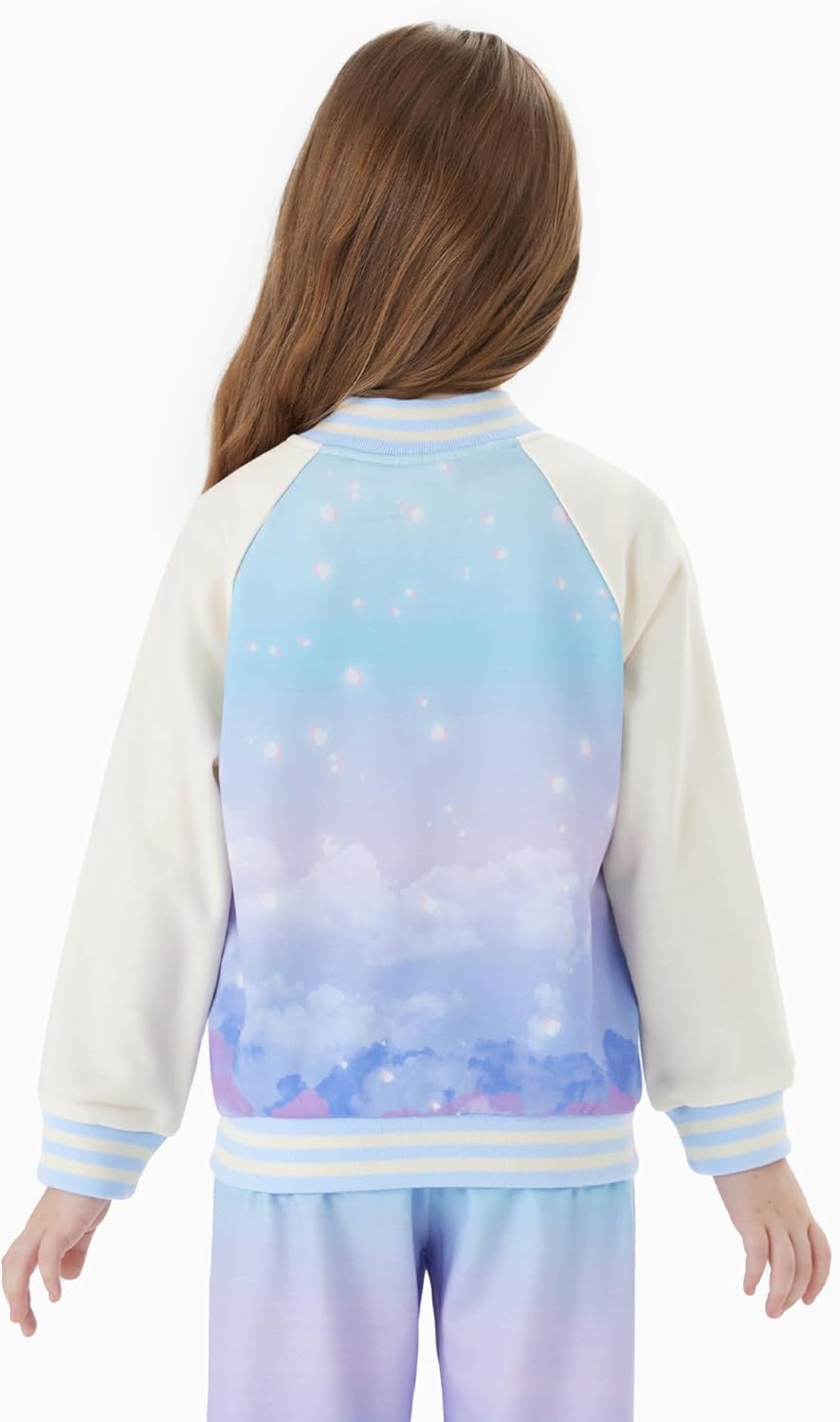 Disney Minnie Mickey Stitch Princess Frozen Elsa Jacket Lightweight Zip up Fall Clothes Classic Sweatshirt 2-14 Years - Image 4