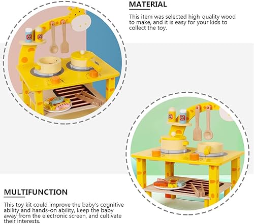 Miniatura 4 de 1 juego de cocina juguete de cocina verduras juguetes de desarrollo de cocina juego de rol juguete para niños niñas juguetes educativos niños