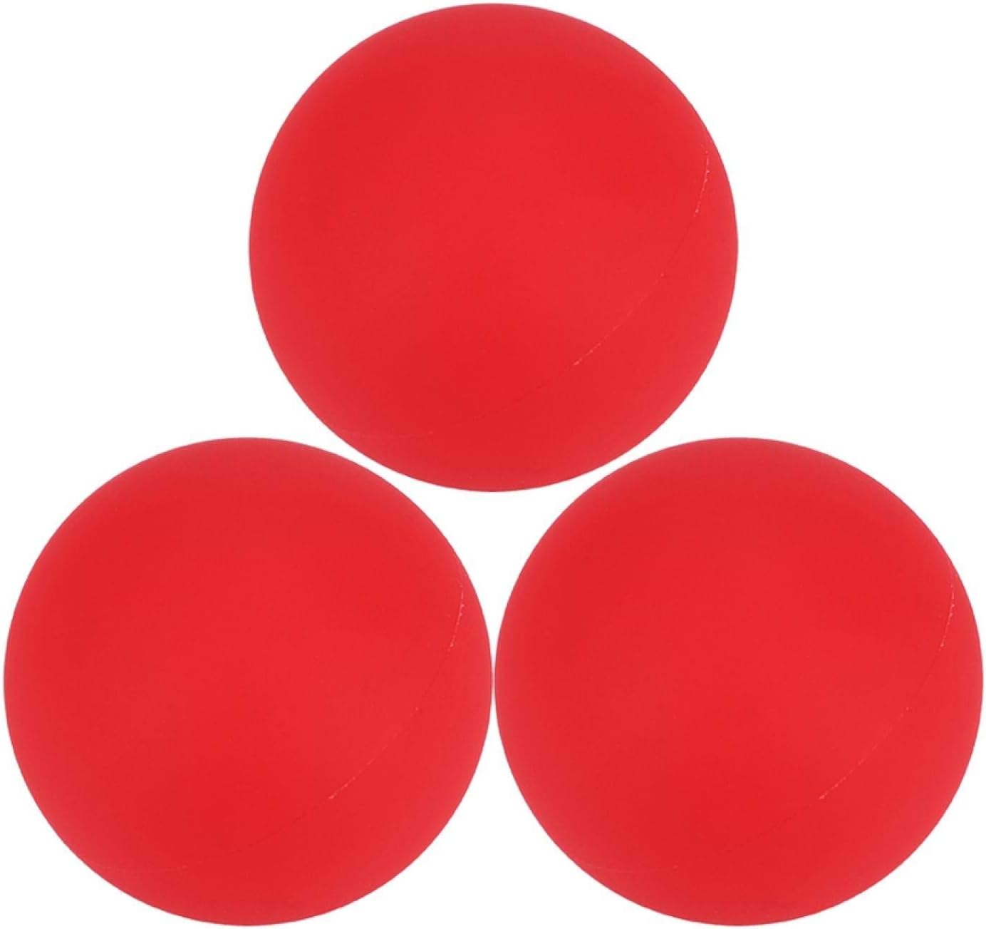 Thud Juggling Balls, Soft Educational Game PVC Portable 2.6Inch 3PCS Juggling Ball Equipment, Game Family for Professionals(red)