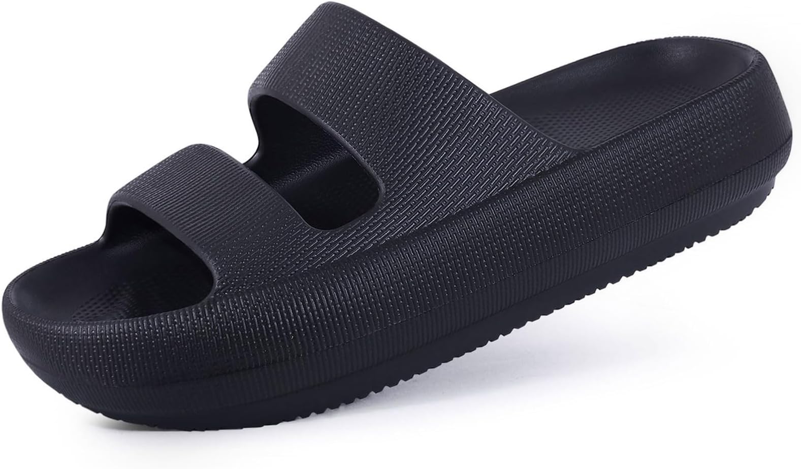 Cloud Slides for Women with Arch Support Pillow Soft Slip on Sandals Lightweight Summer Slippers for Plantar Fasciitis